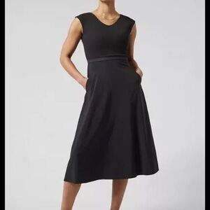 NWOT Athleta Ryder Dress Black
